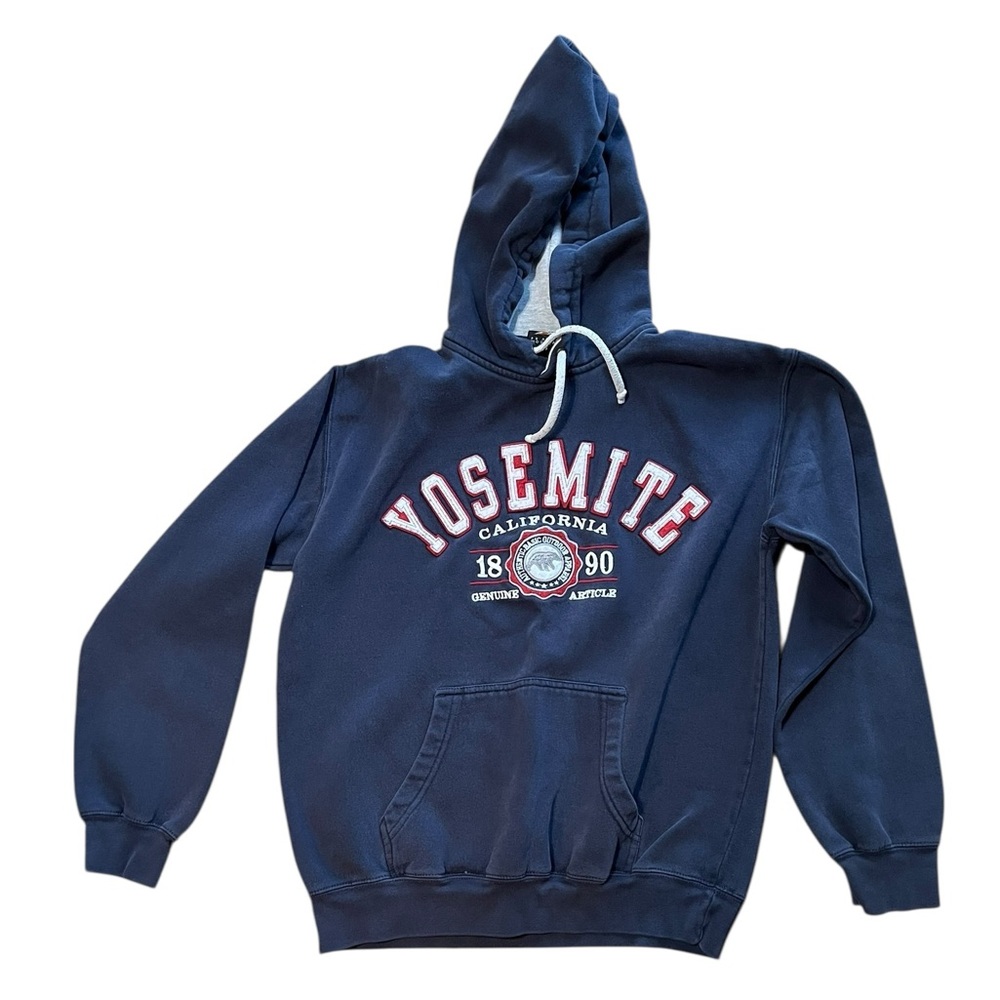 Yosemite woman’s size small navy blue Hoodie.